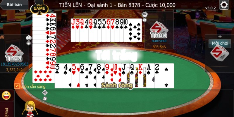 Cách tính điểm cuối trận trong game bài Tiến Lên Đếm Lá 