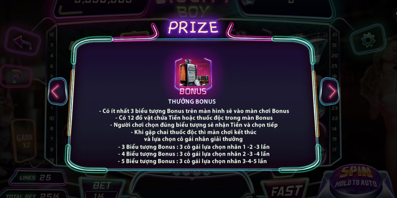 Thưởng Bonus hấp dẫn có một không hai  